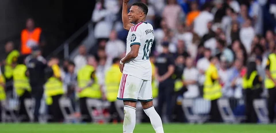 Player celebrating with ball during match