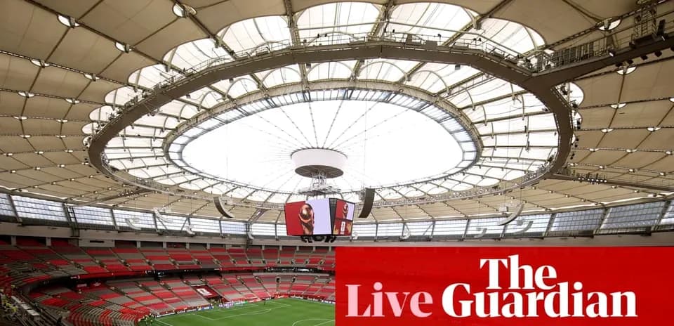 Interior view of stadium with large retractable roof