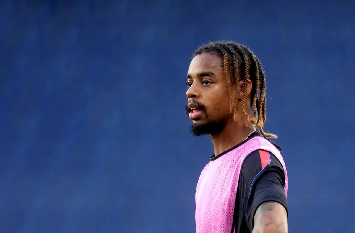 Player in training kit during practice session