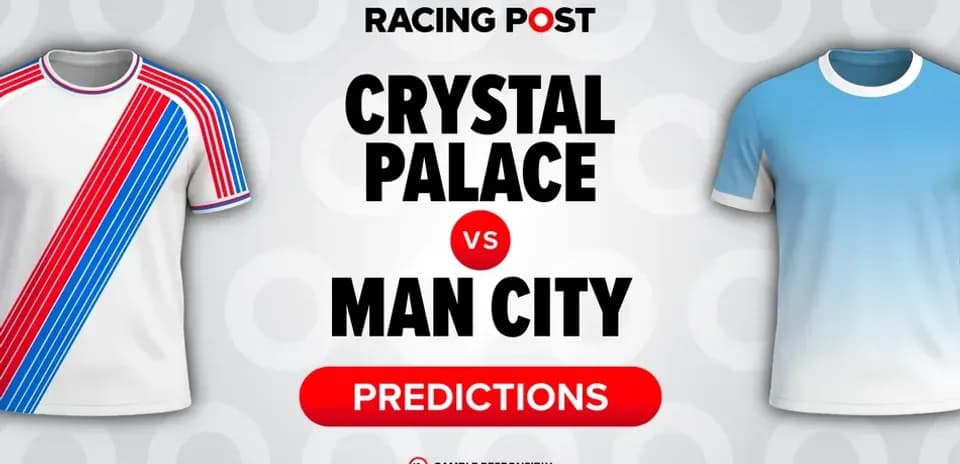 Crystal Palace vs Man City jersey prediction graphic