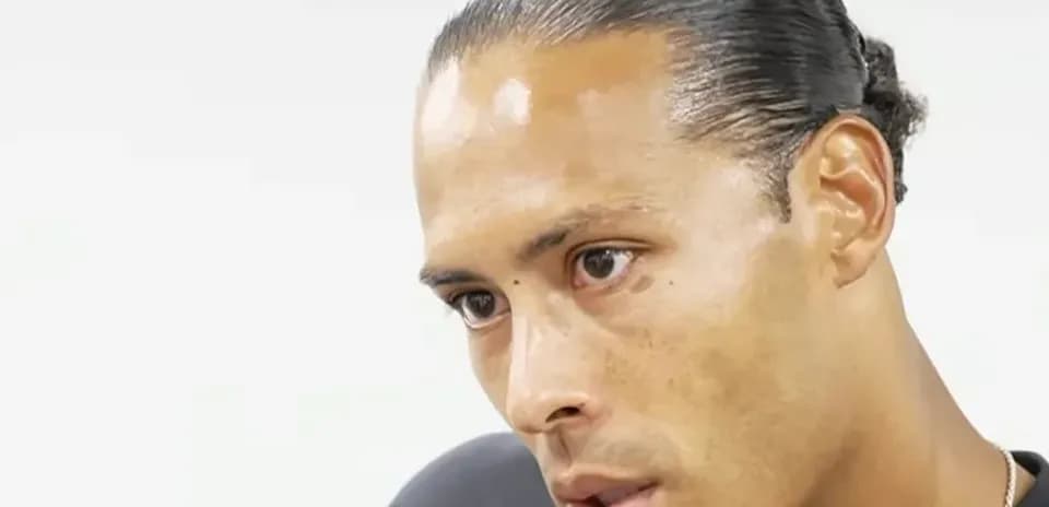Athlete speaking during an interview session