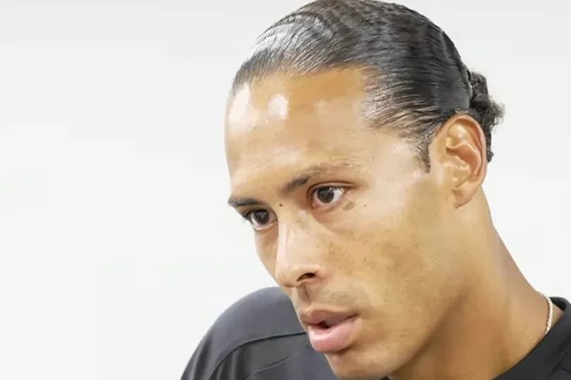 Athlete speaking during an interview session