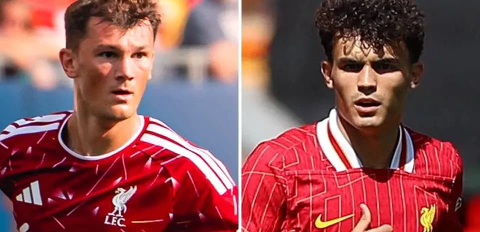 Two Liverpool players in red jerseys during matches