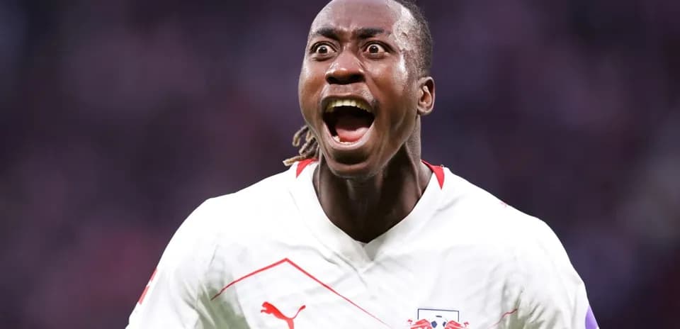 Player celebrating a goal passionately on the field
