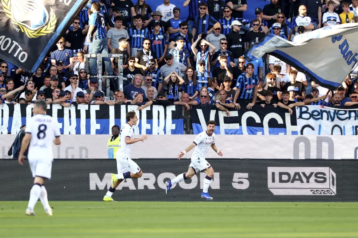 Celebration during Atalanta vs Bologna match