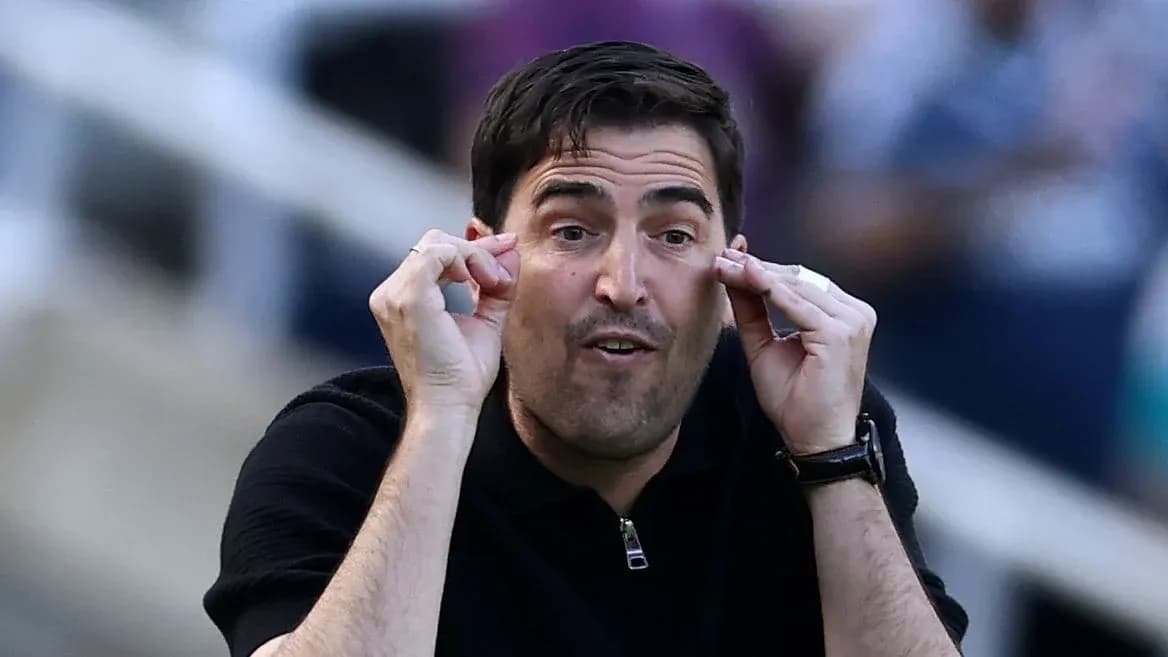 Coach gesturing during a football match