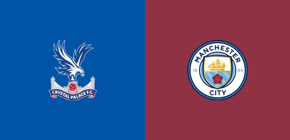 Logos of Crystal Palace and Manchester City