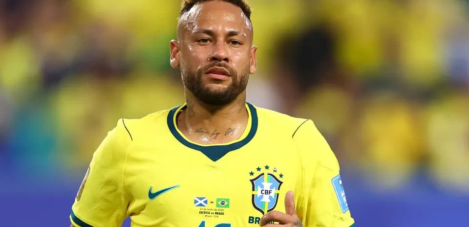 Player in Brazil national team jersey during match