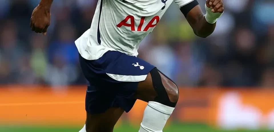 Player sprinting on the field during match