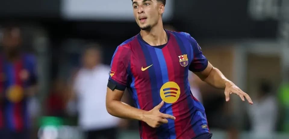 Player celebrating after scoring for FC Barcelona