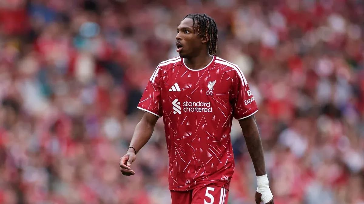 Player in red Liverpool jersey on the pitch
