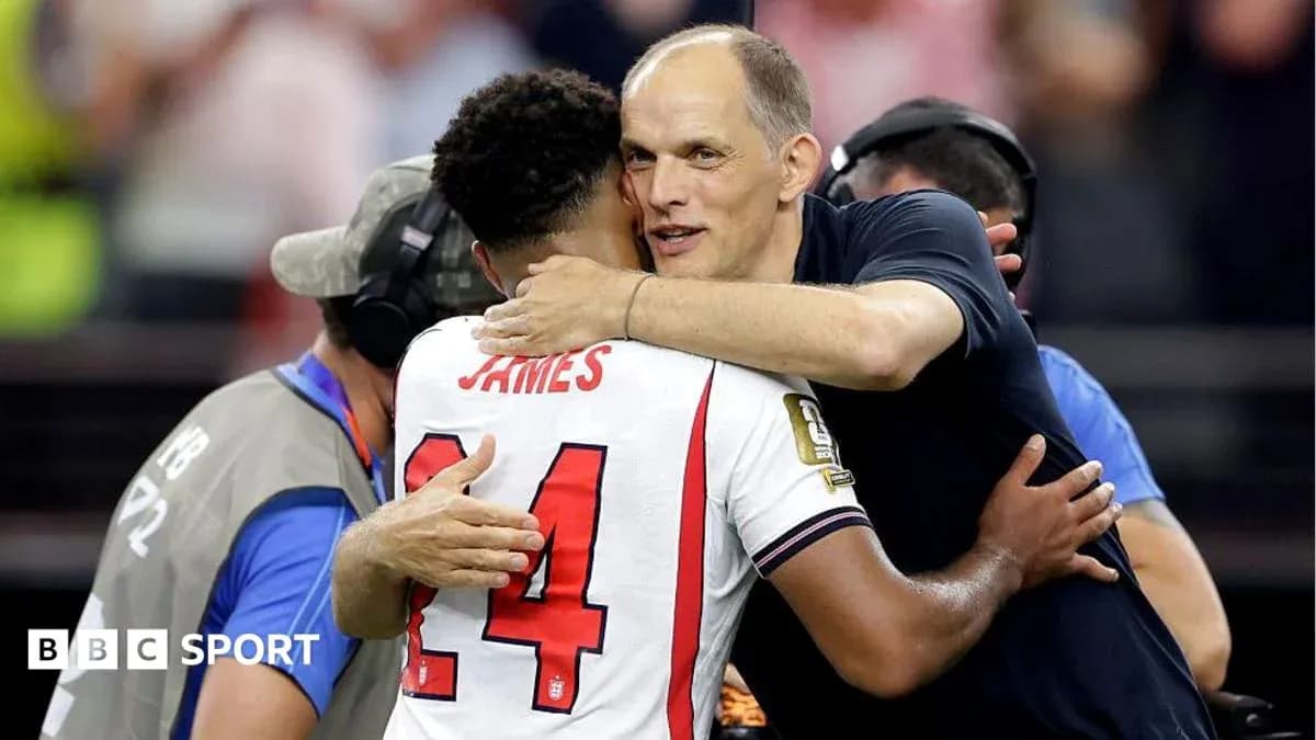 Player embracing coach after a match