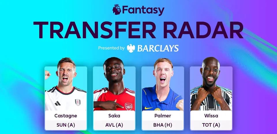 Four football players featured in Fantasy Transfer Radar