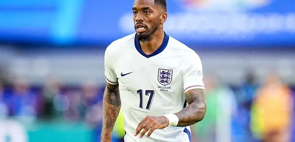 Player in England kit during match action