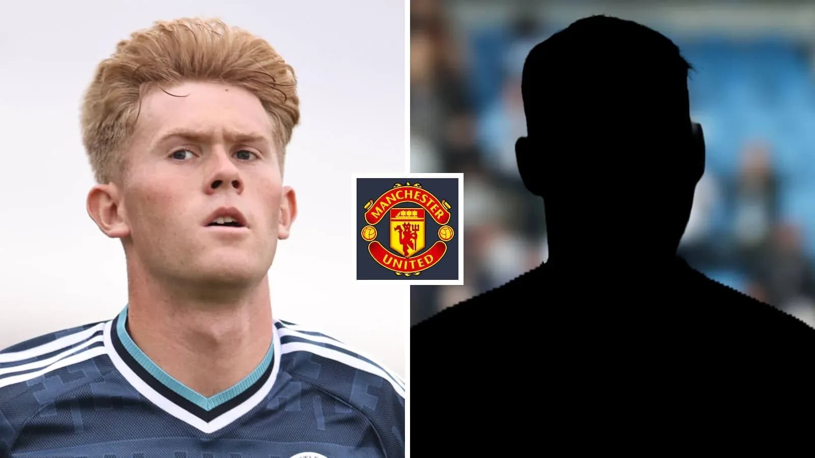 Player in Manchester United jersey with logo overlay