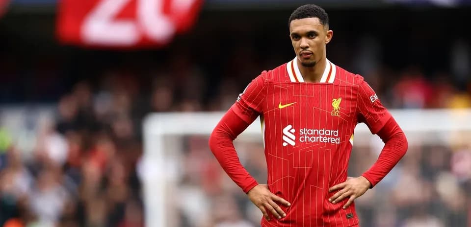Trent Alexander-Arnold in Liverpool kit during match