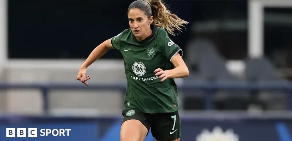 Player sprinting in green team jersey during match