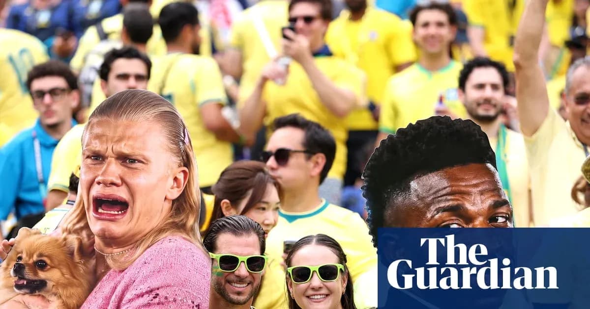 Fans celebrating in yellow jerseys at stadium