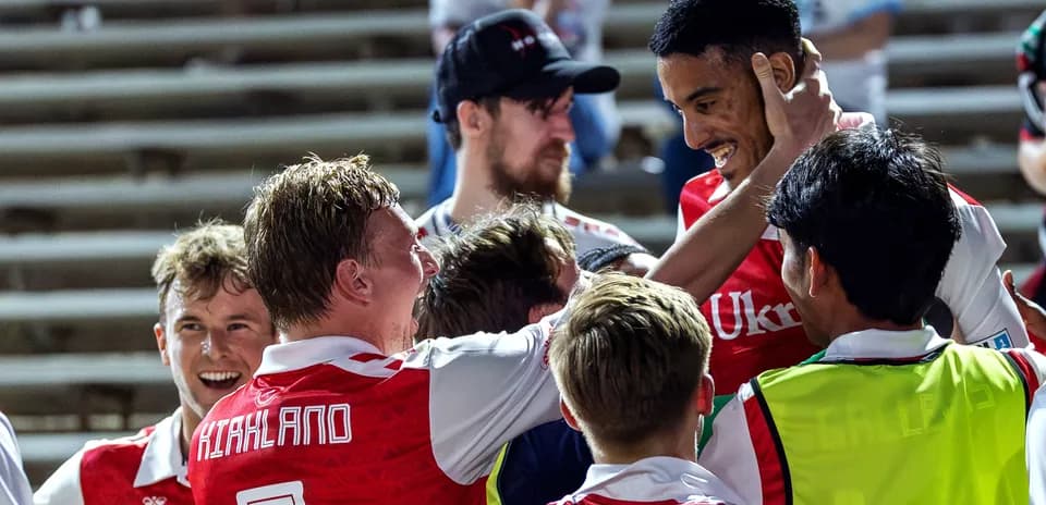 Players celebrating during Loudoun United match
