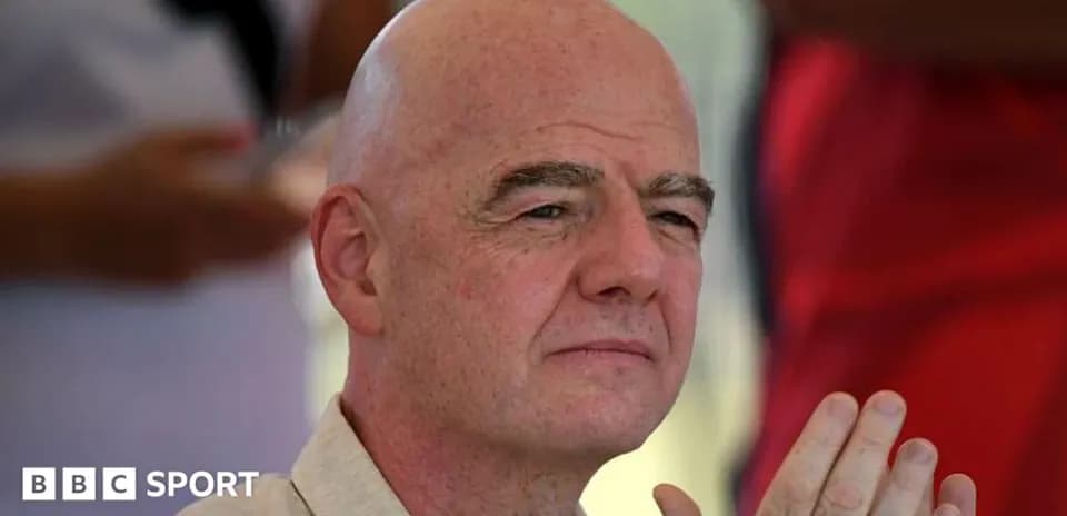FIFA President Gianni Infantino at an event