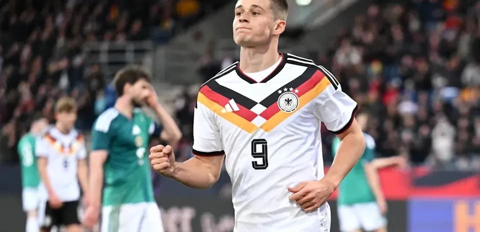 Player celebrating after scoring during match