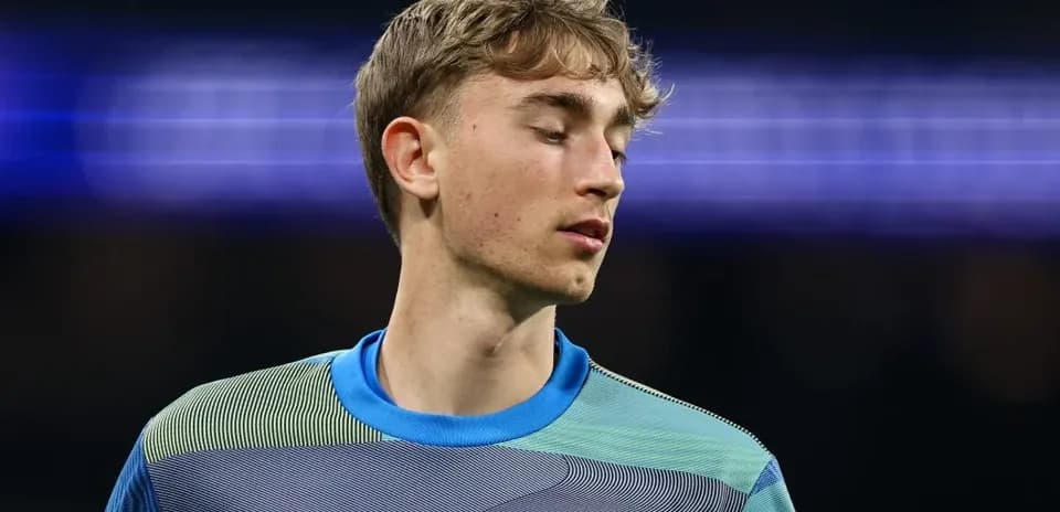 Goalkeeper in Real Madrid jersey during match