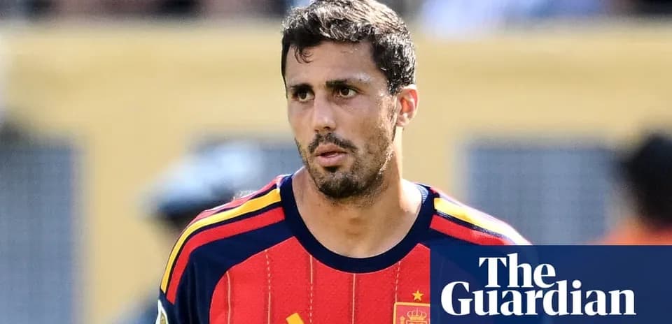 Player in Spain national team jersey on field