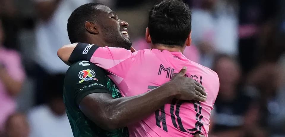 Players celebrating together after a match