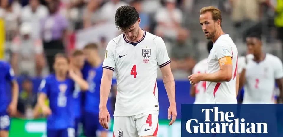 England players walking off after match defeat