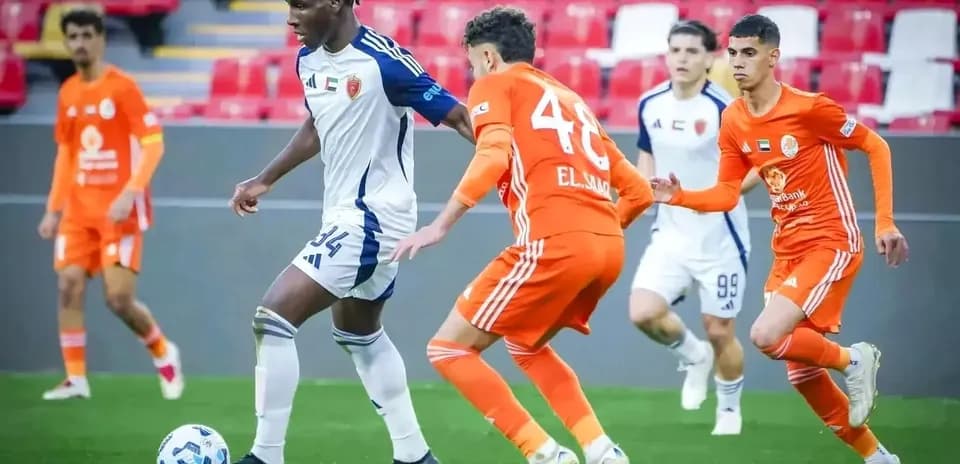 Shabab Al-Ahli Dubai U23 players in action