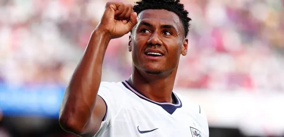 Player celebrating with fist raised during match