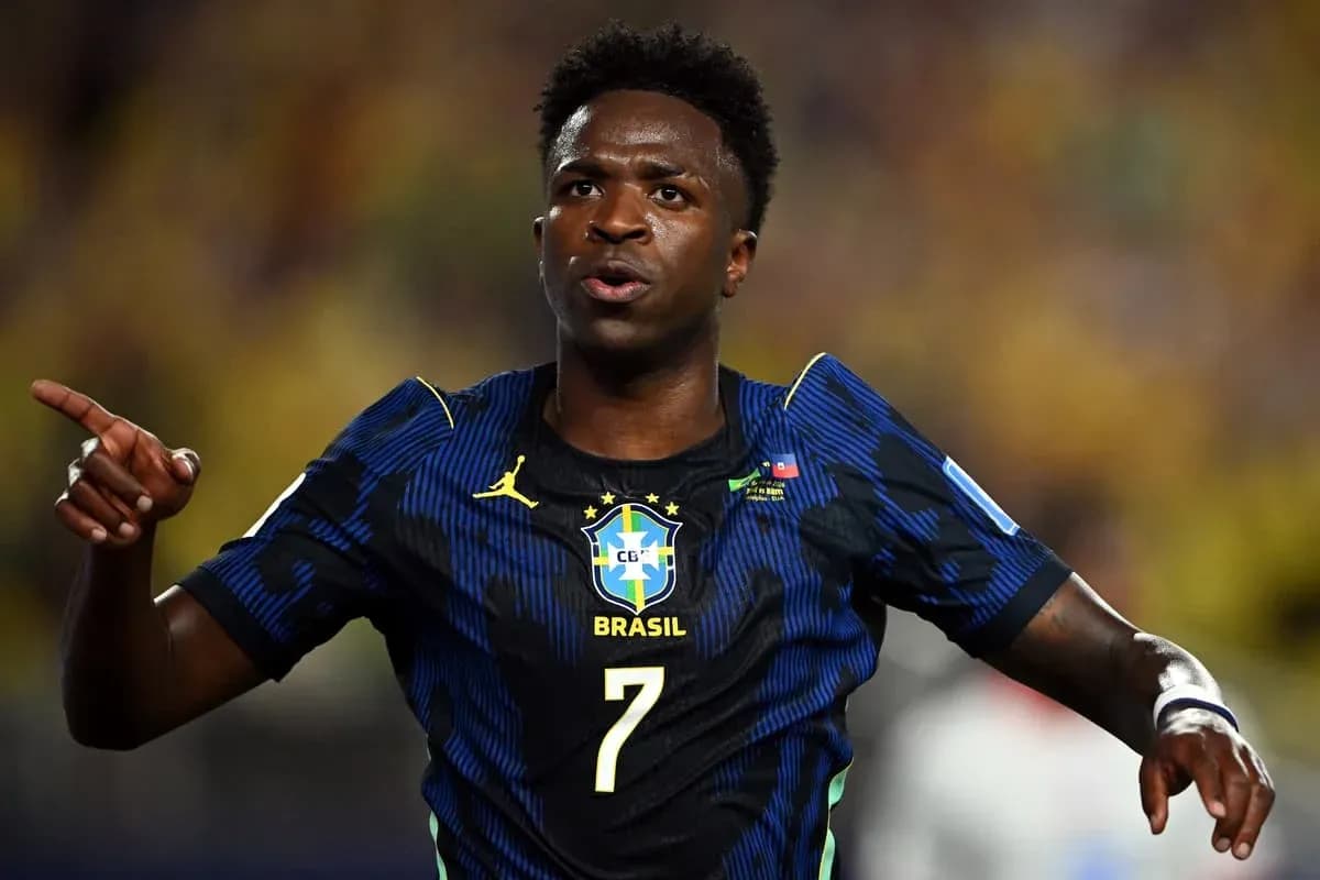 Player celebrating a goal wearing Brazil jersey