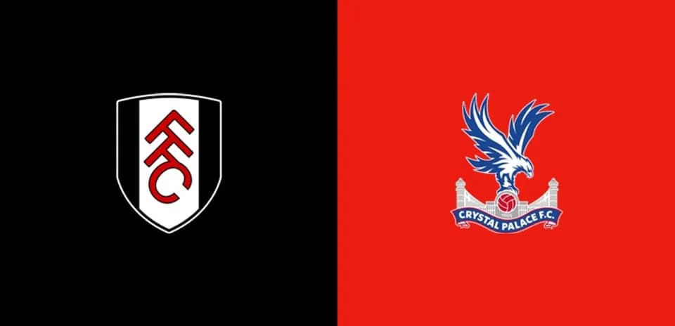 Logos of Fulham F.C. and Crystal Palace F.C.