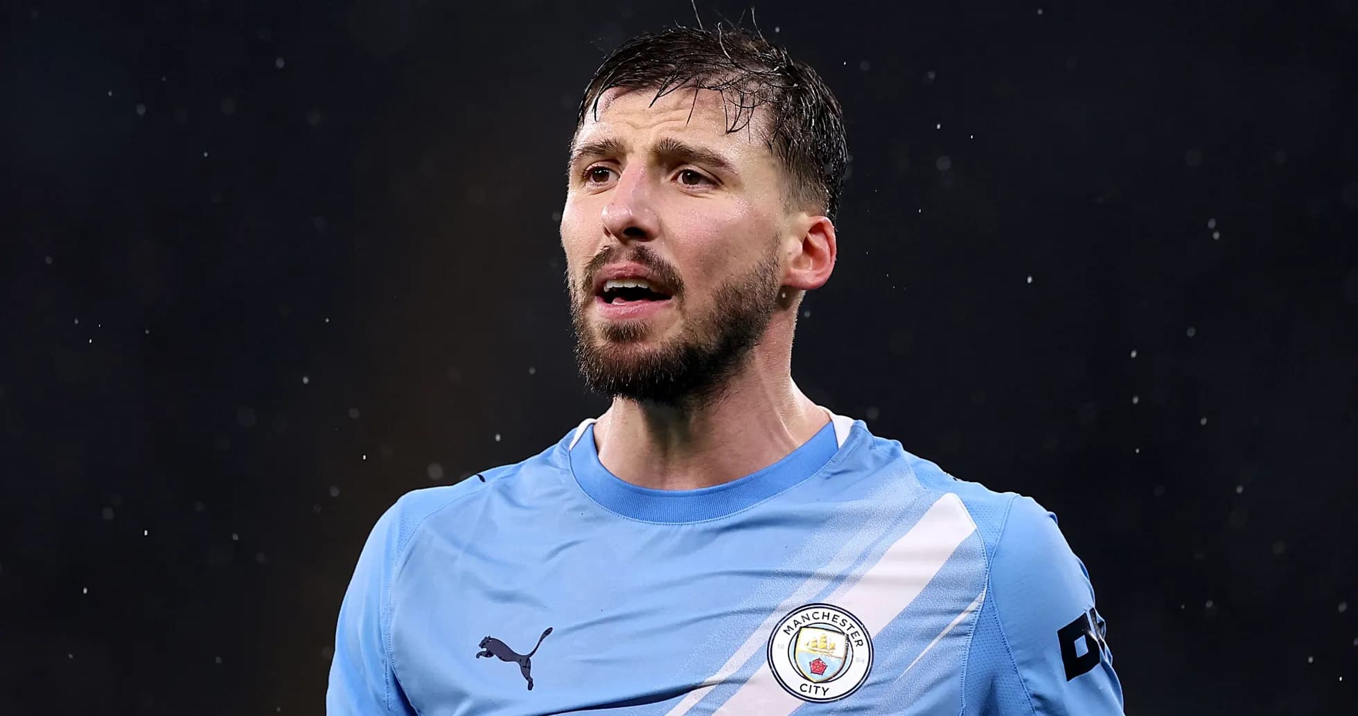 Player in Manchester City kit during match