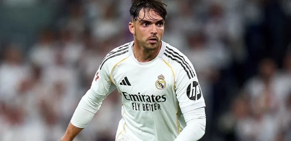 Real Madrid player in action during a match