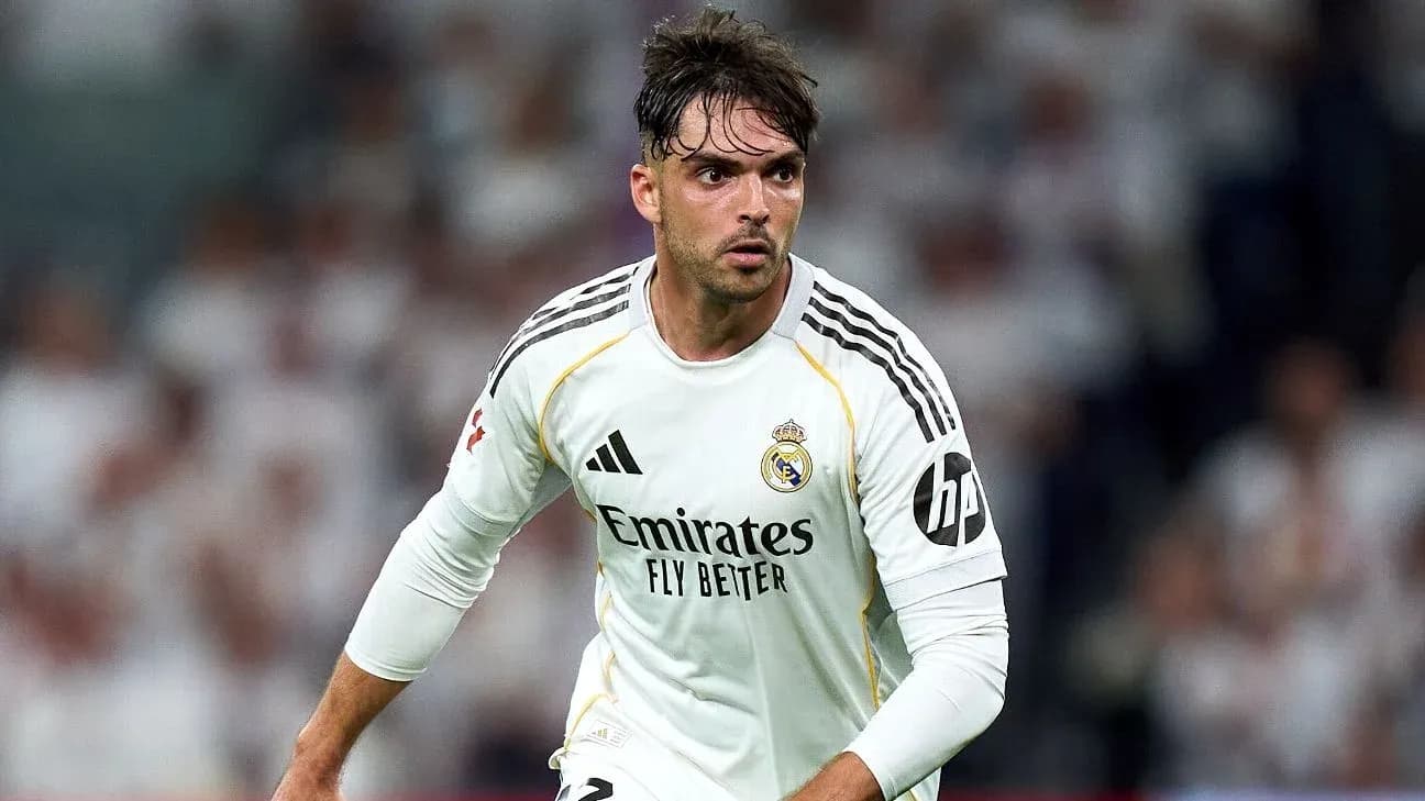 Real Madrid player in action during a match
