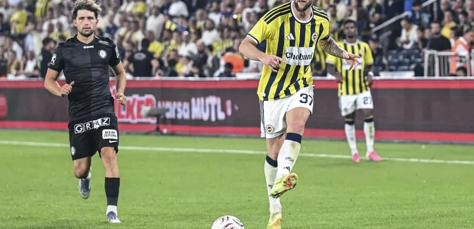 Fenerbahçe player in action during match
