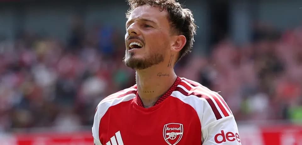 Player in Arsenal kit during a match