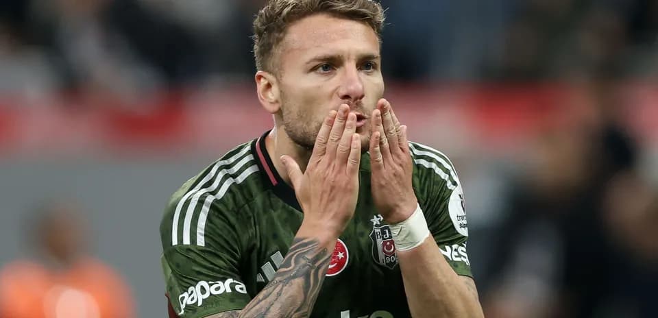 Player blowing kisses during a match celebration