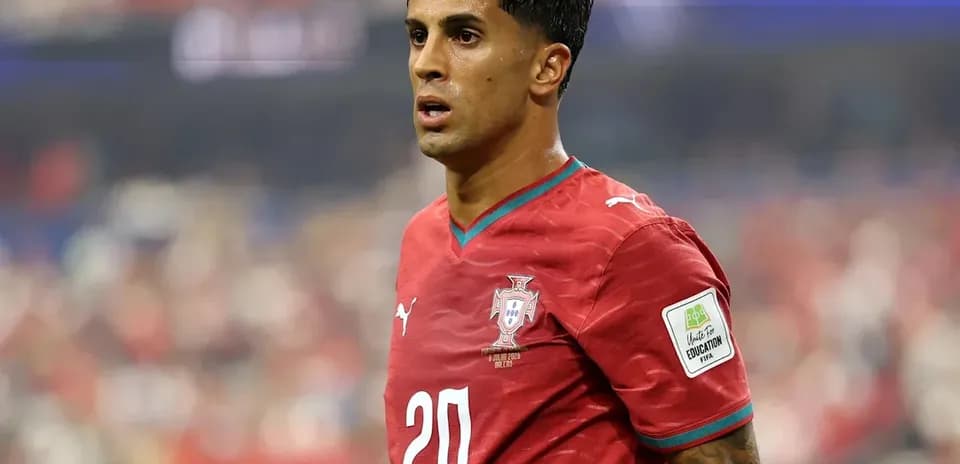 Player in red Portugal jersey during match