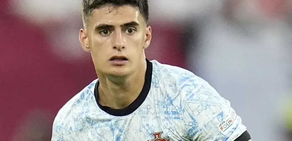 Player in Portugal jersey during match action
