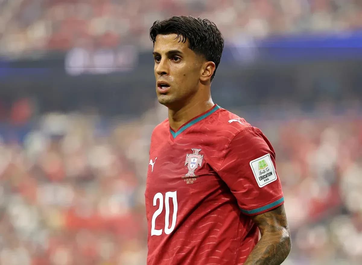 Player wearing Portugal jersey during match action