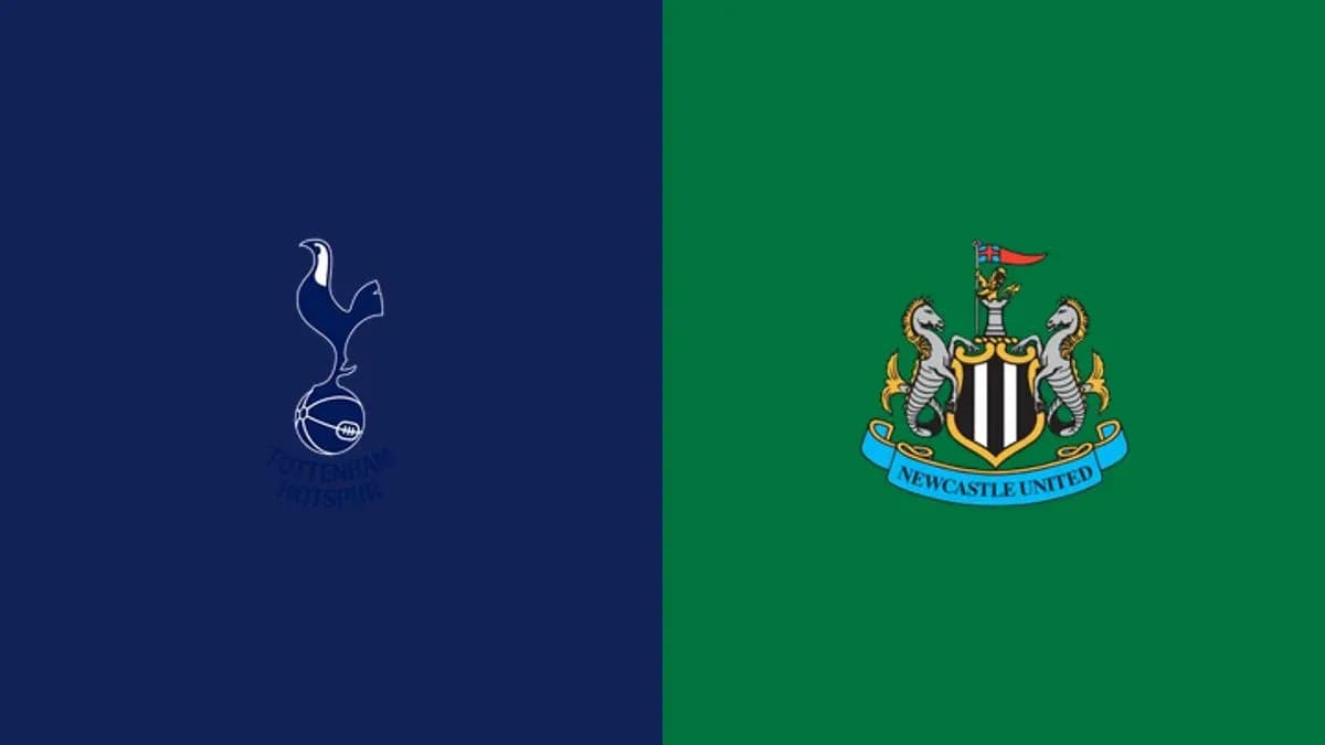 Logos of Tottenham Hotspur and Newcastle United