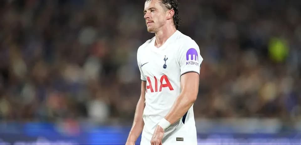 Tottenham player walking off field during match