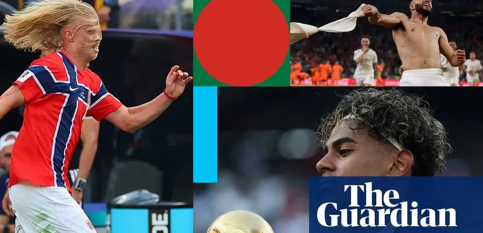 Collage of football players and match highlights