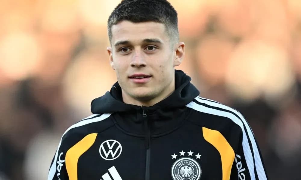 Player in Germany national team training attire