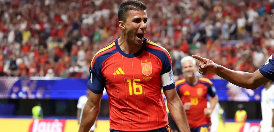 Player celebrating after scoring during match