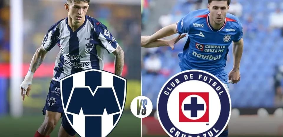 Monterrey vs Cruz Azul Liga MX match action