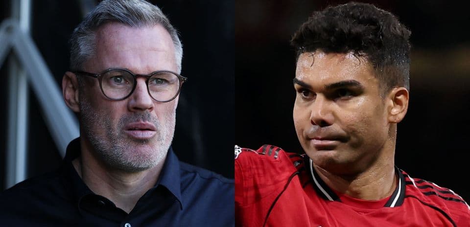 Split image of two football personalities