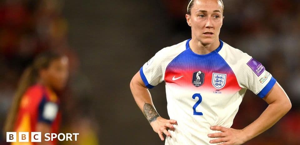 Player in England kit during match action